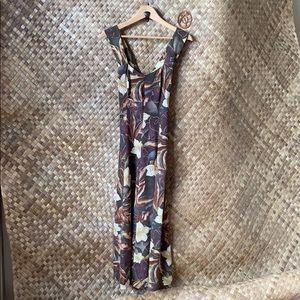 Earthy floral dress